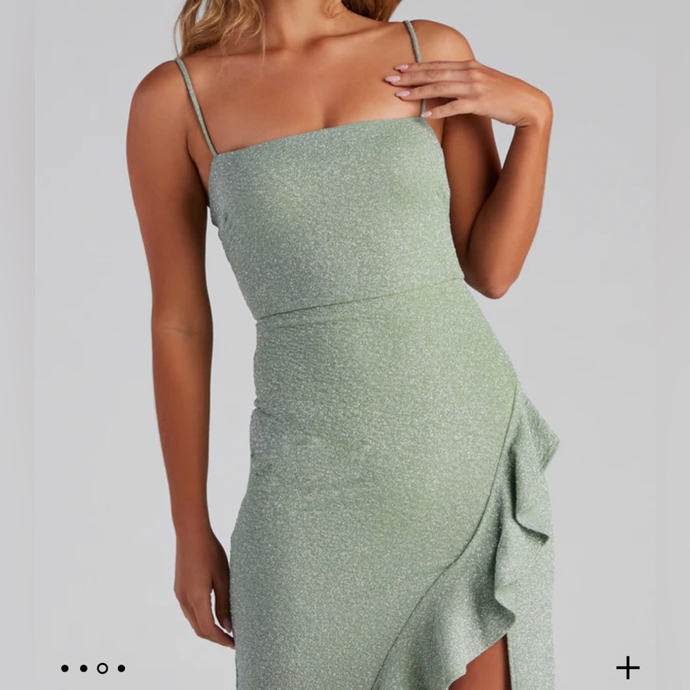 Windsor sage green dress - Picture 3 of 4